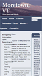 Mobile Screenshot of moretownvt.org